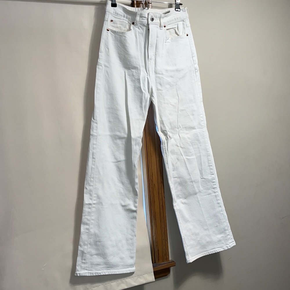 White H&M Jeans Size 8